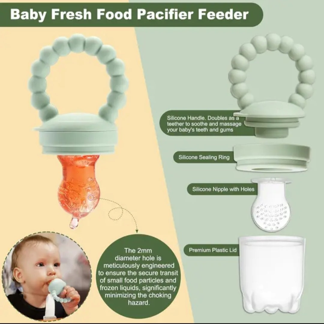 New Infant Teething Toy Teether Bpa Free Fruit Feeder Pacifier Food Grade Frozen Baby Food Feeder