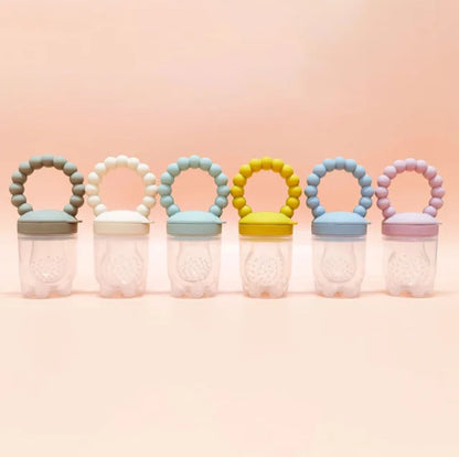 New Infant Teething Toy Teether Bpa Free Fruit Feeder Pacifier Food Grade Frozen Baby Food Feeder