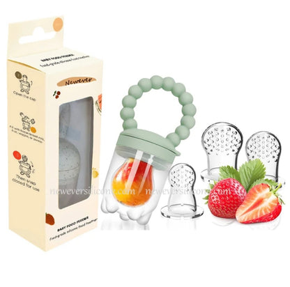New Infant Teething Toy Teether Bpa Free Fruit Feeder Pacifier Food Grade Frozen Baby Food Feeder