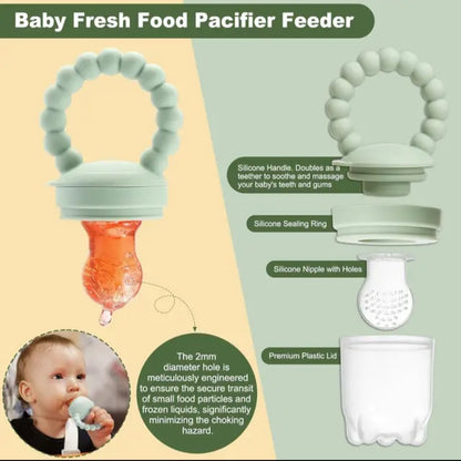 New Infant Teething Toy Teether Bpa Free Fruit Feeder Pacifier Food Grade Frozen Baby Food Feeder