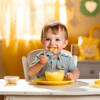 New Infant Teething Toy Teether Bpa Free Fruit Feeder Pacifier Food Grade Frozen Baby Food Feeder