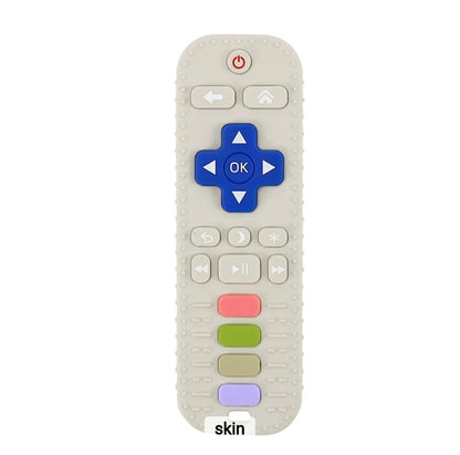 BPA Free Soft Teething Toy Baby Silicone Remote Control Teether